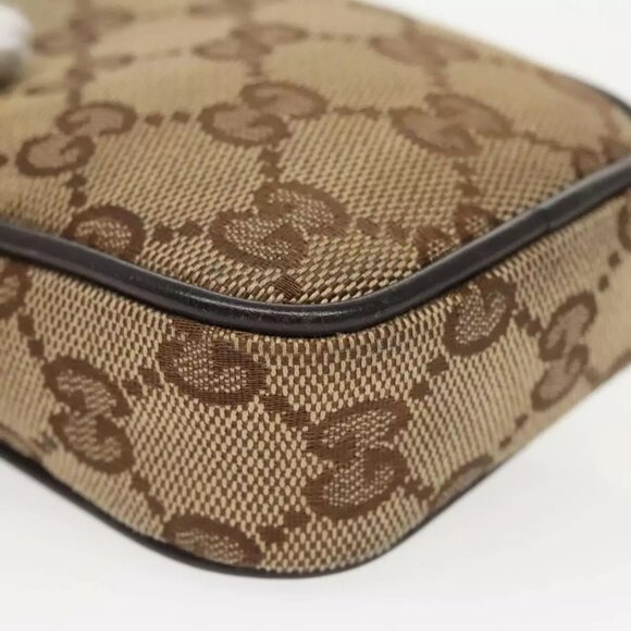 GUCCI GG Canvas Pouch Beige Auth - Picture 11 of 16